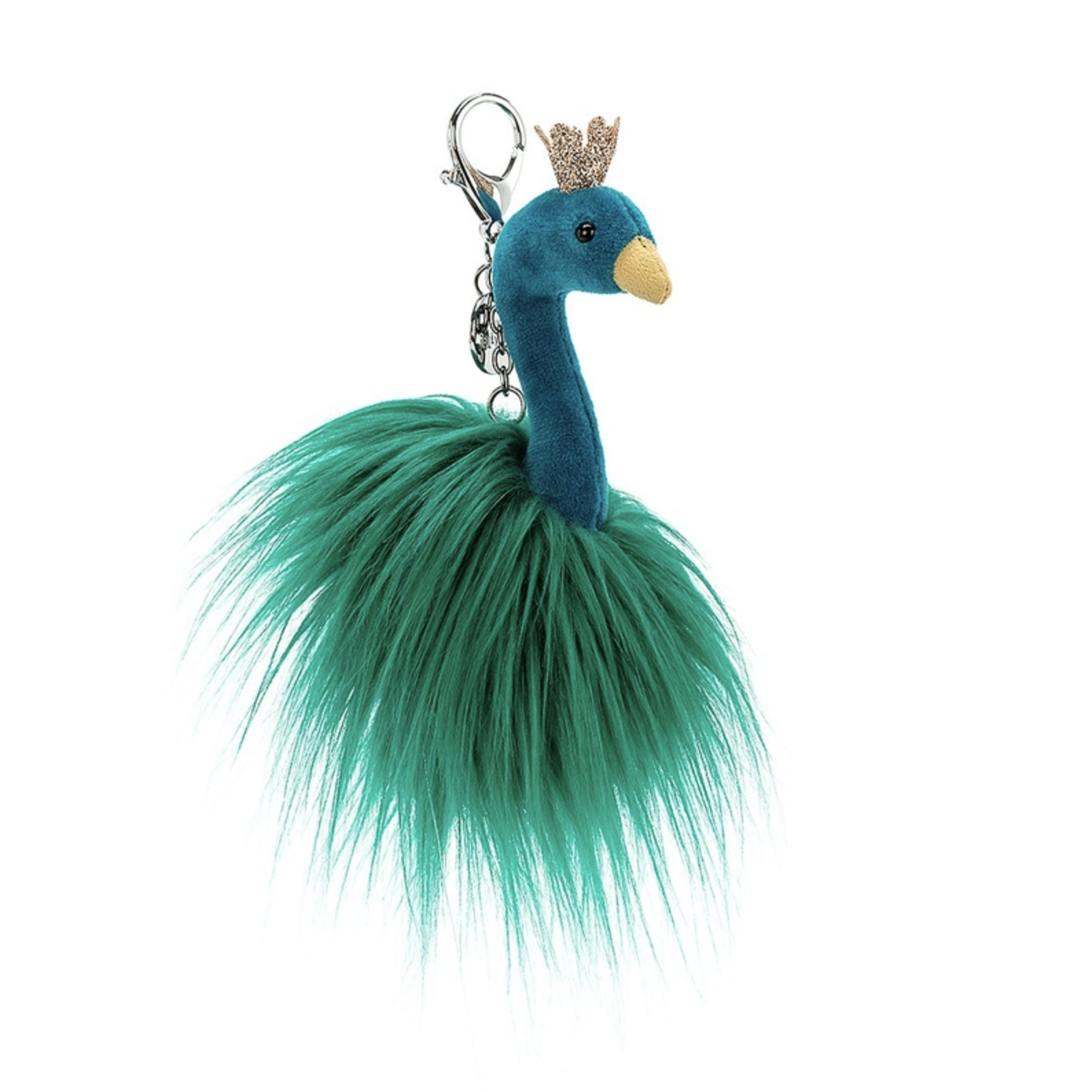 Fancy Peacock Bag charm - grön