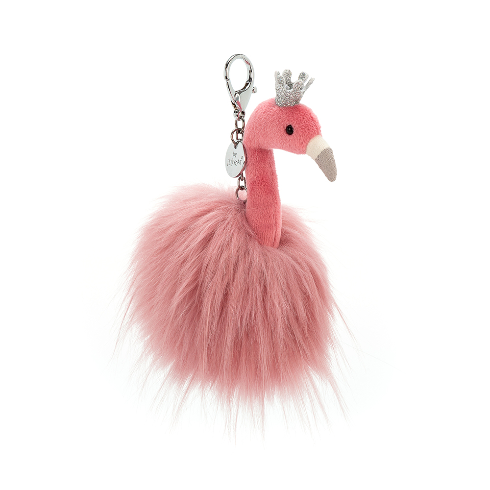 Fancy Flamingo Bag charm - rosa