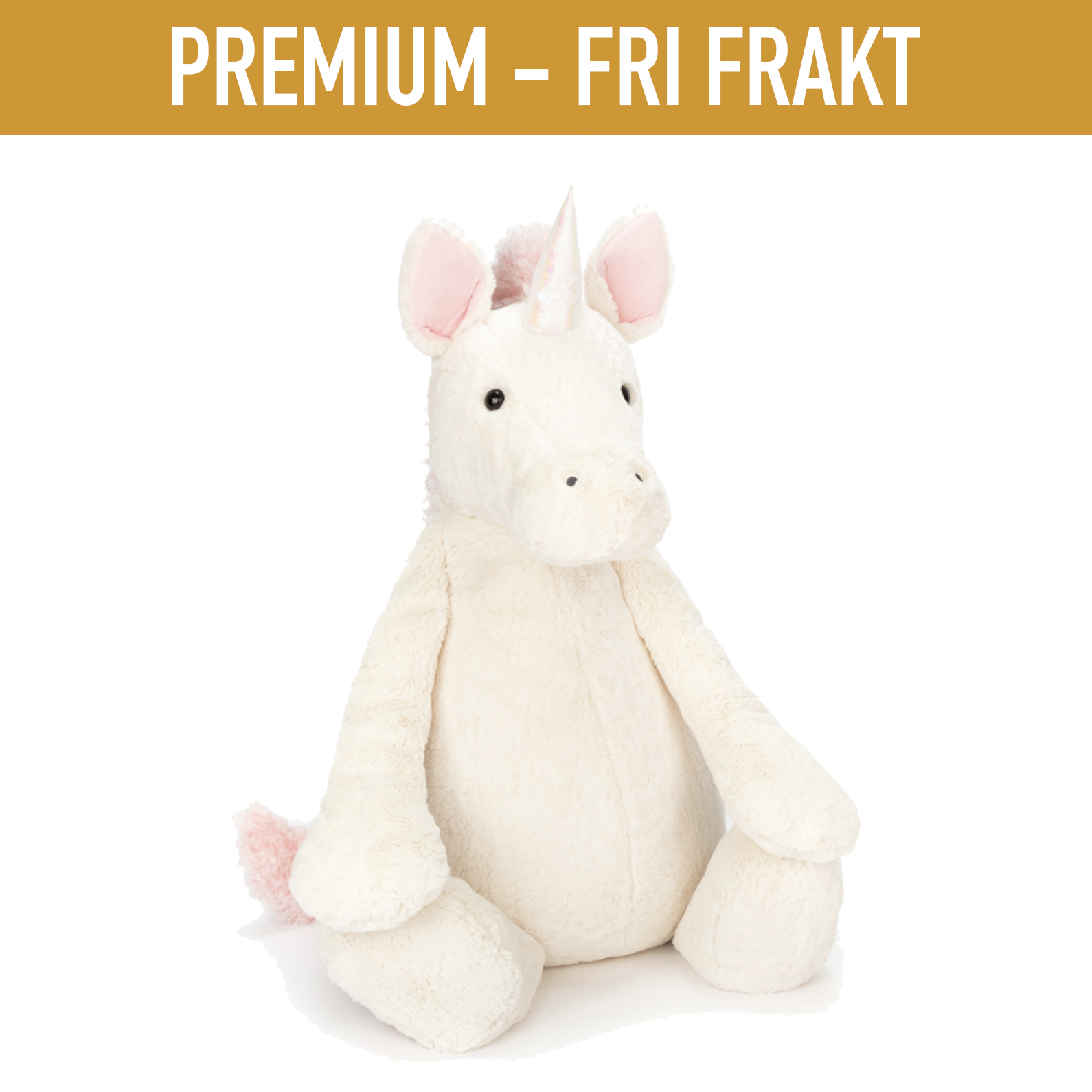 Stooor fluffig enhörning - PREMIUM