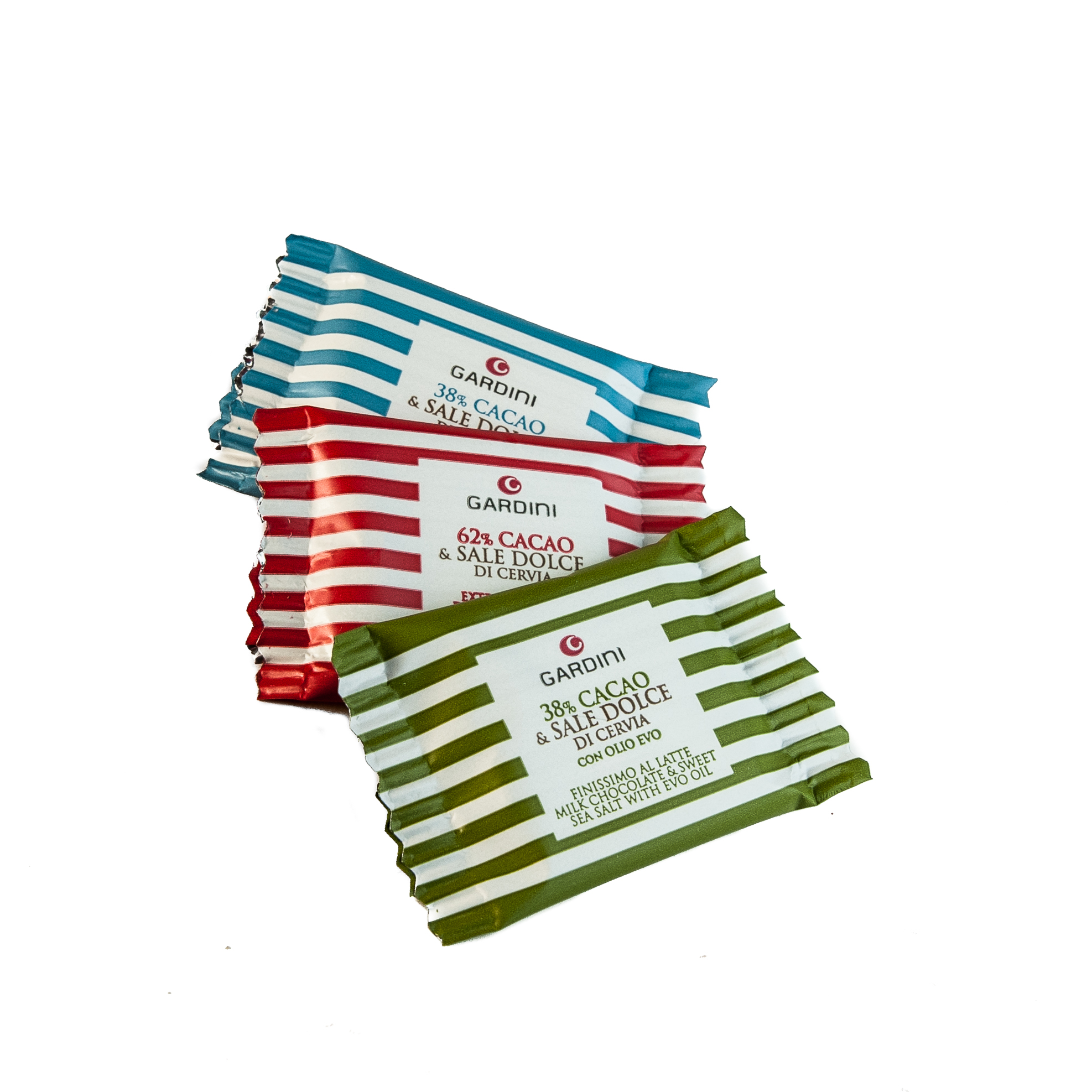 Gardini - Prisvinnande exklusiva chokladbitar, 3-pack (5 gram/st)