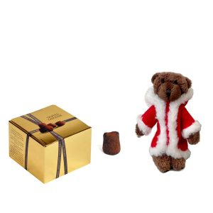 Lyxig julhälsning med fantastisk champagne tryffel