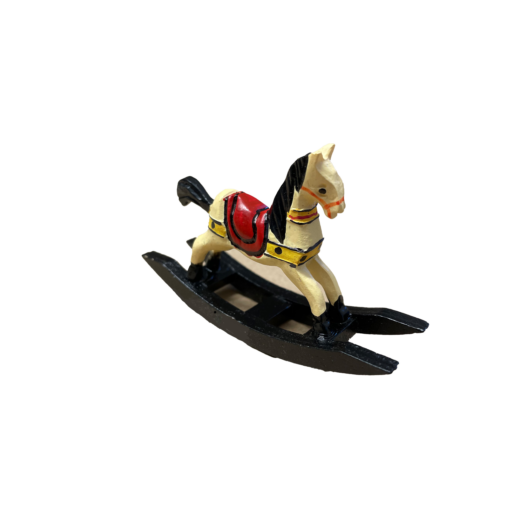 Gunghäst i trä i miniatyr - minns du den tiden?