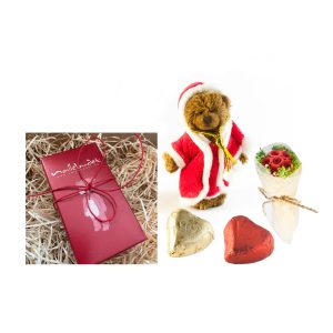 Lilla julnallebudet med julnallen och choklad