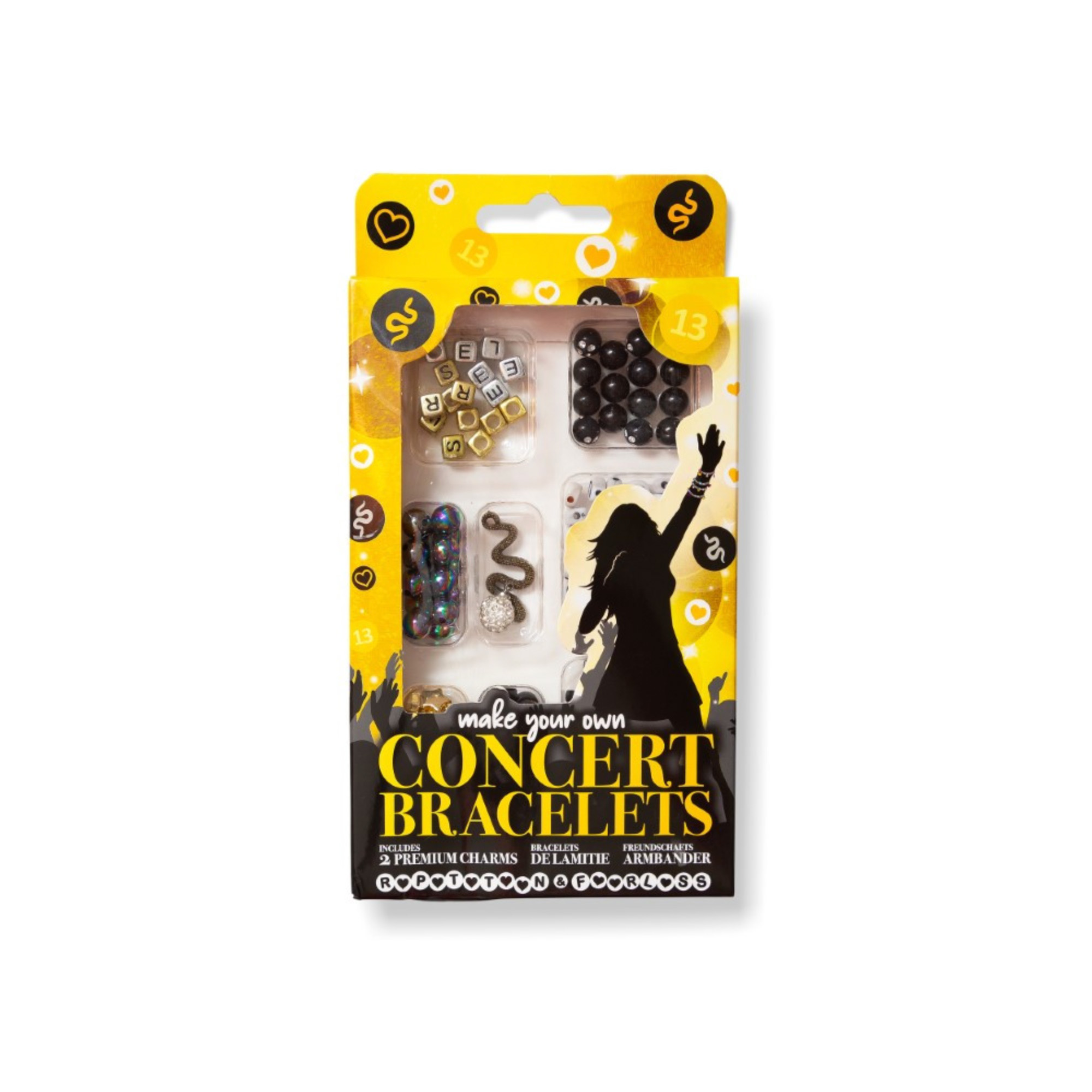 Pärlset - pärla roliga armband - "Snake and Gold"