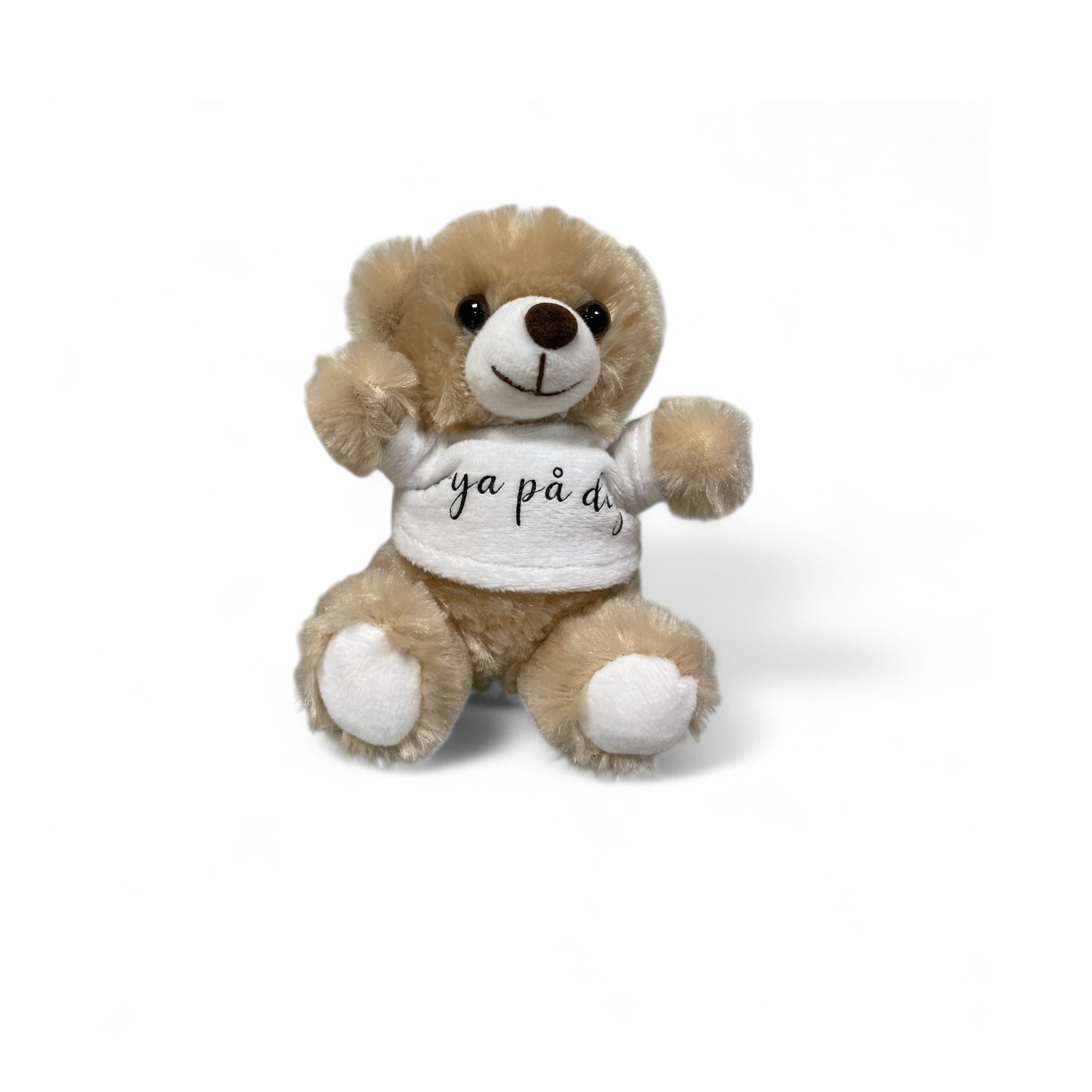 Söt Nalle med text "Krya på dig"
