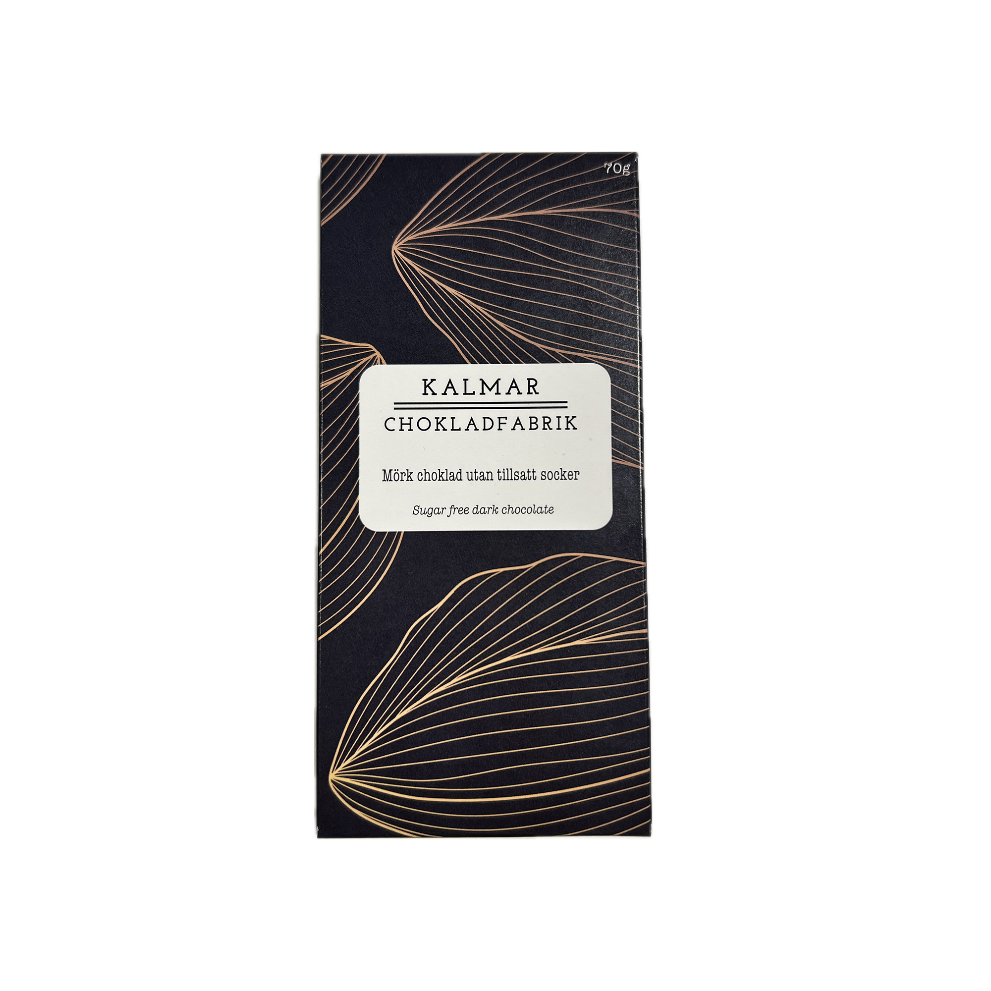 Mörk choklad - Sockerfri Ekologisk Kalmar Chokladfabrik 70g (sötningsmedel)