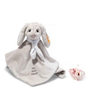 My first Steiff och en söt miniatyr-babykorg i rosa