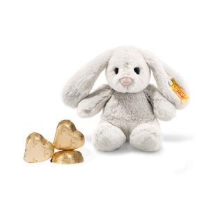 Babygrattis med Lilla Hoppie från Steiff och Tiramisuhjärtan från Bernardi (42g)