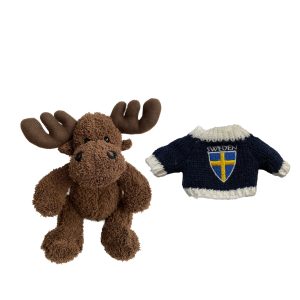 Heja Sverige! Älg med Sverigetröja